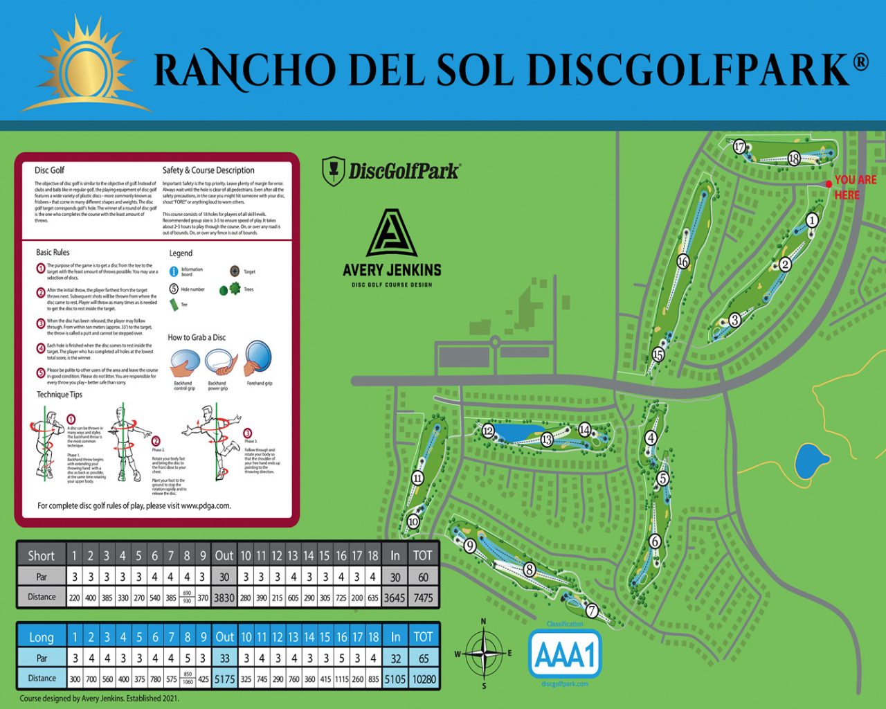 Disc Golf Rancho Del Sol Golf Club